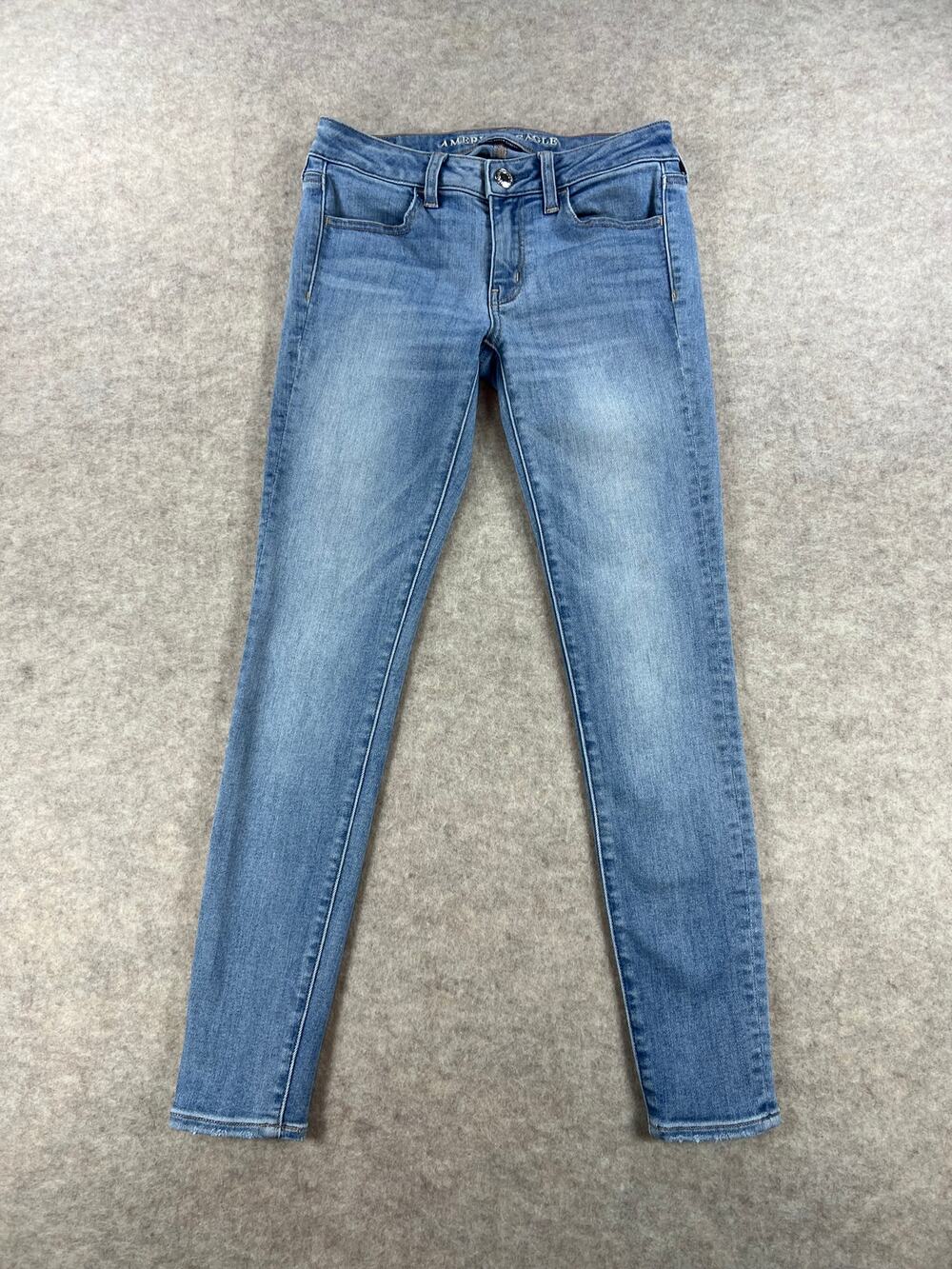 American Eagle Super Super Stretch Jegging Skinny Jeans Pants Denim 4 Regular